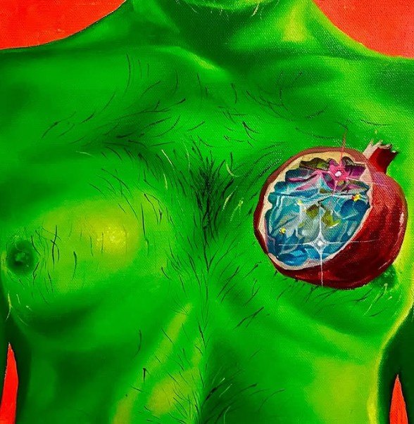 ANGEL DAVILA, Chest and Pomegranate